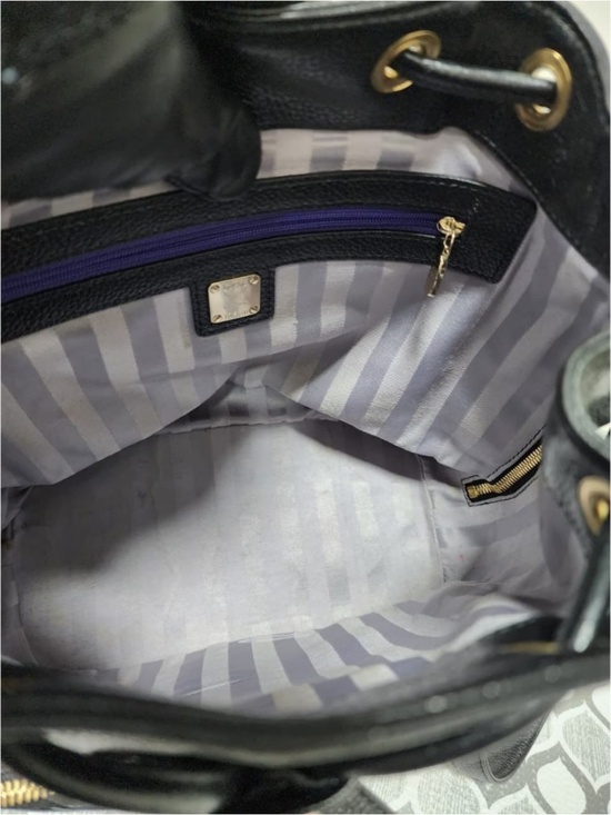 Authentic MCM Vintage Leather Backpack Black